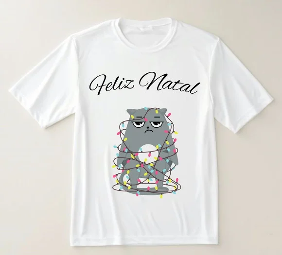 Camiseta Divertida de Natal