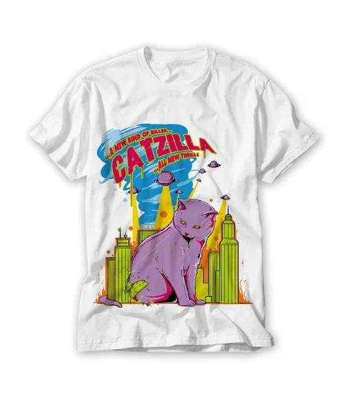 Camiseta Divertida Gato