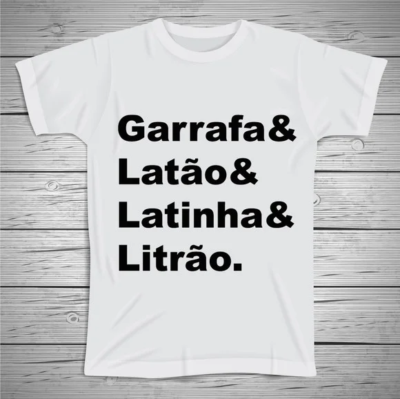 Camiseta Divertida Litrão