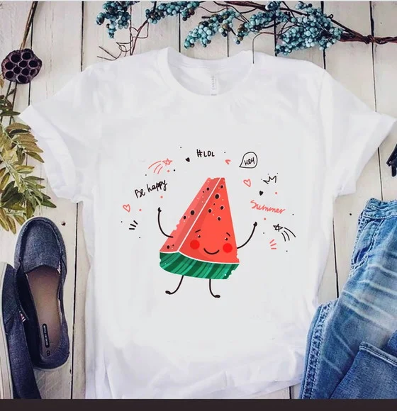 Camiseta Divertida Melancia