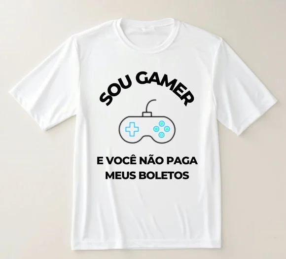 Camiseta Divertida Sou Gamer