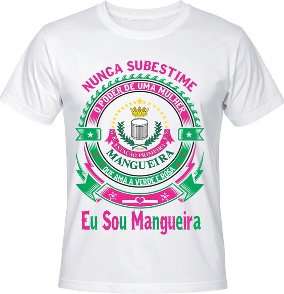 Camiseta Carnaval Eu Sou Estação Primeira de Mangueira Samba