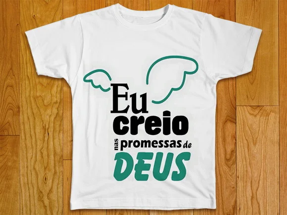Camiseta Eu Creio Nas Promessas de Deus