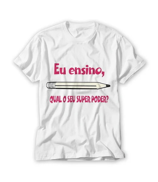 Camiseta Eu Ensino