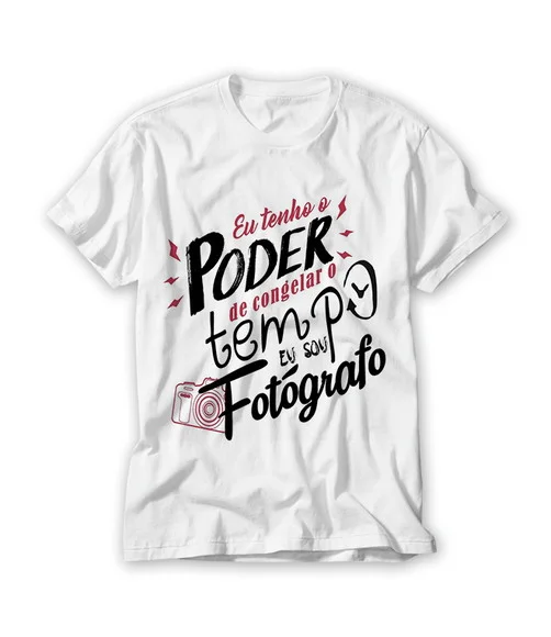 Camiseta Eu Sou Fotógrafo