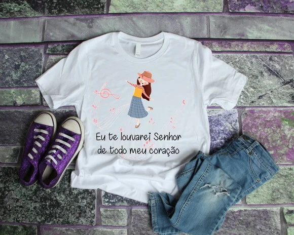 Camiseta Eu Te Louvarei Senhor