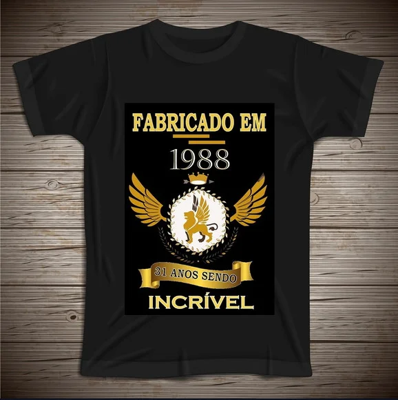 Camiseta Fabricado em 1988