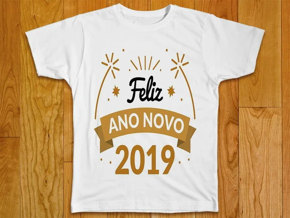 Camiseta Feliz 2019