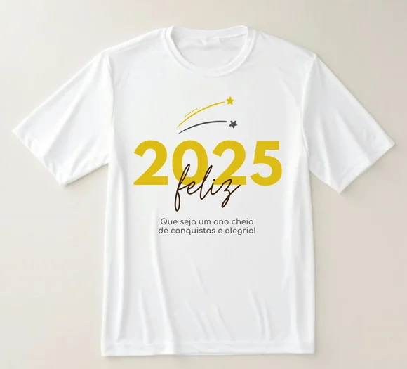 Camiseta Feliz 2025