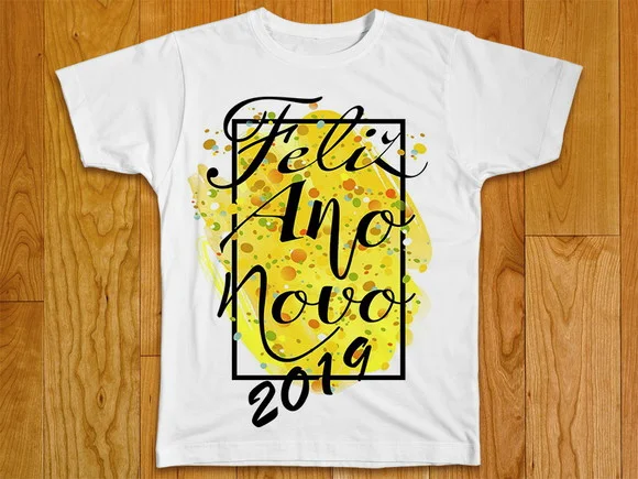 Camiseta Feliz Ano Novo