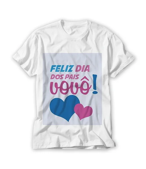 Camiseta Feliz Dia dos Pais Vovô