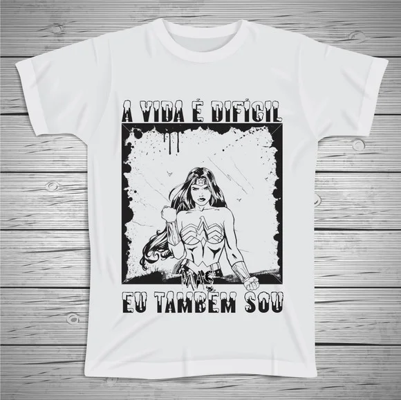 Camiseta Feminina A vida é Difícil