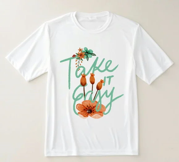 Camiseta Feminina Floral