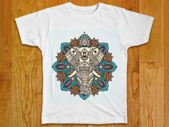 Camiseta Feminina Mandala