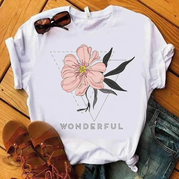 Camiseta Floral