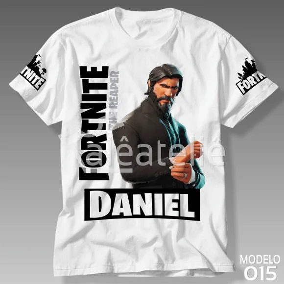 Camiseta Fortnite The Reaper Battle Royale Personalizada