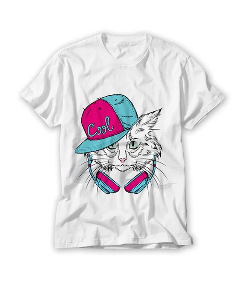 Camiseta Gato Estiloso