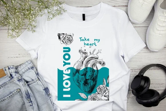 Camiseta I love You