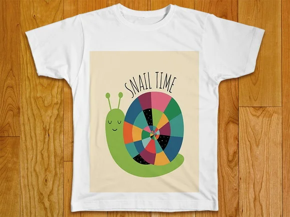Camiseta Infantil Caracol