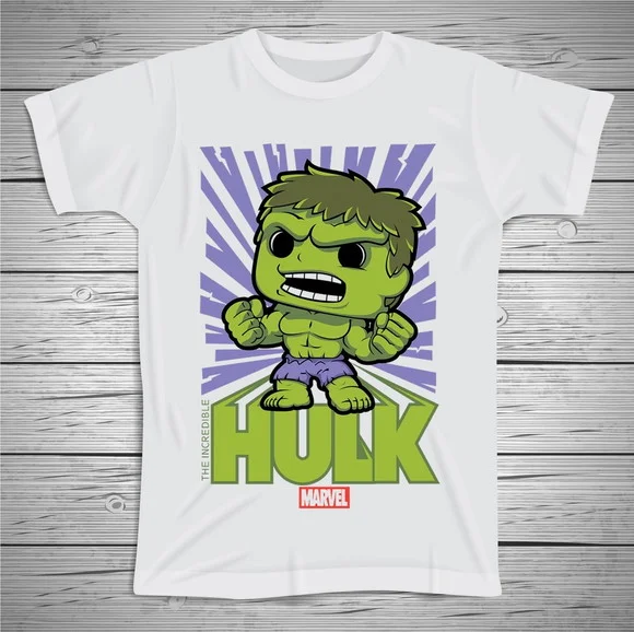 Camiseta Infantil Hulk