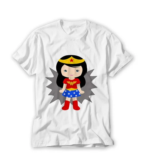 Camiseta Infantil Mulher Maravilha