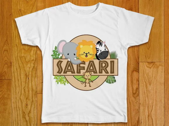 Camiseta Infantil Safari