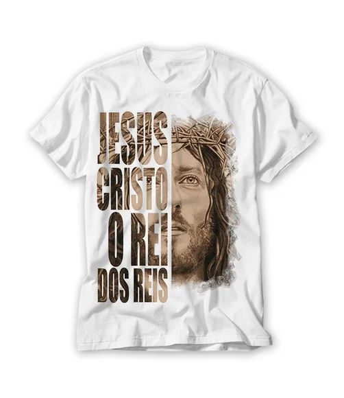 Camiseta Jesus Cristo o Rei dos Reis