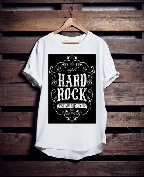 Camiseta Longline Hard Rock