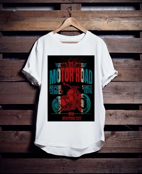 Camiseta Longline Motociclismo