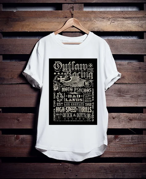 Camiseta Longline Motociclismo