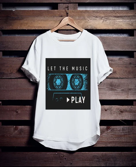 Camiseta Longline Music
