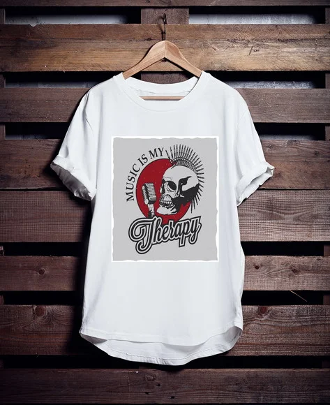 Camiseta Longline Rock