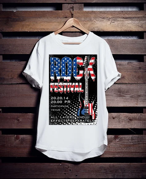 Camiseta Longline Rock Festival