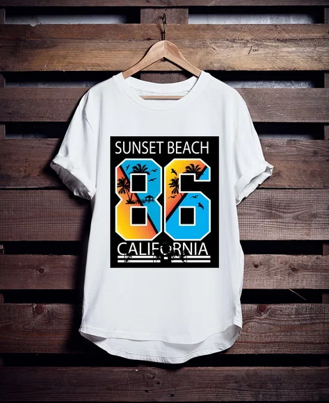 Camiseta Longline Sunset