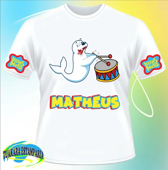 Camiseta Luccas Neto 6 - Foca