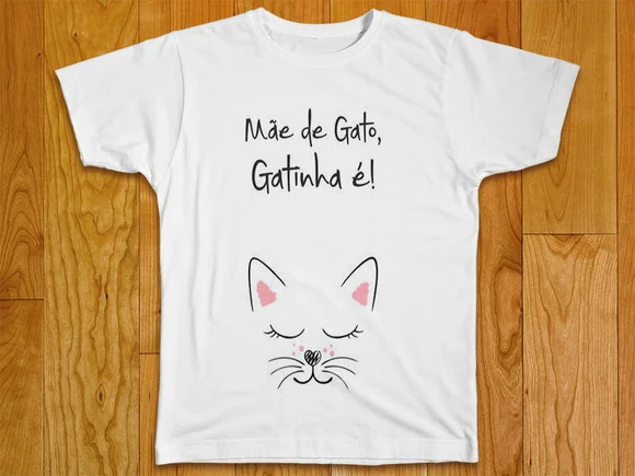Camiseta Mãe de Gato