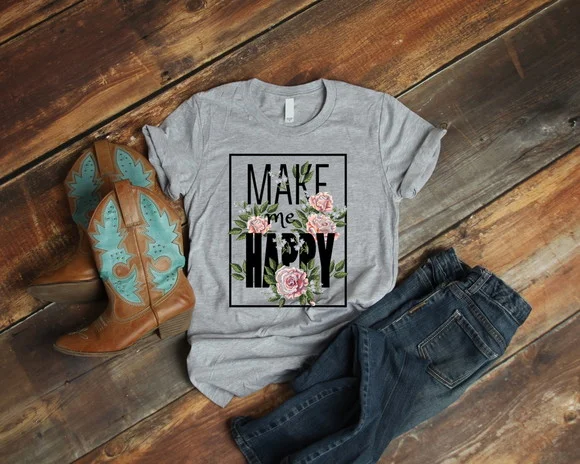 Camiseta Make me Happy