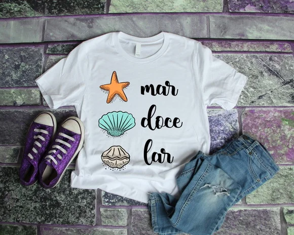 Camiseta Mar Doce Lar