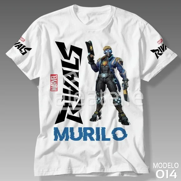 Camiseta Marvel Rivals Senhor das Estrelas Infantil Adulto