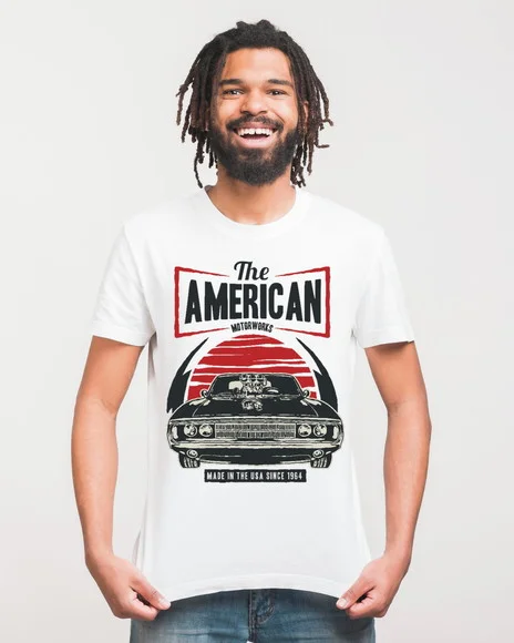Camiseta Masculina American Car