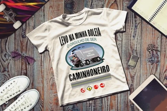 Camiseta Masculina Caminhoneiro