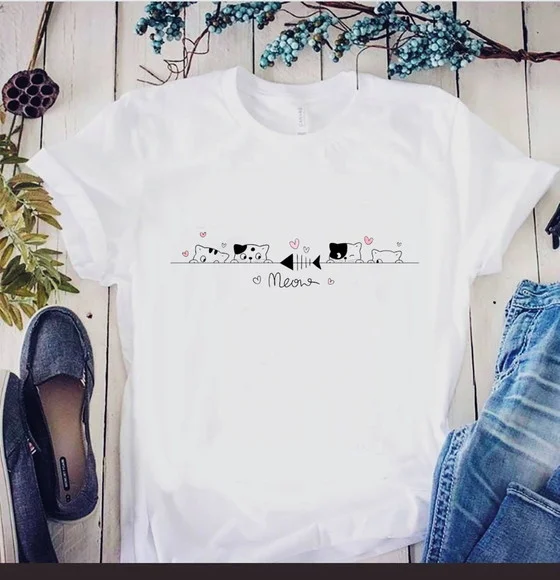 Camiseta Meow