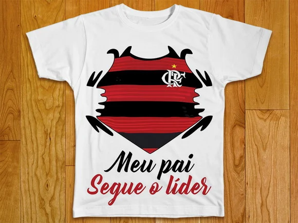 Camiseta Meu Pai Segue o Lider