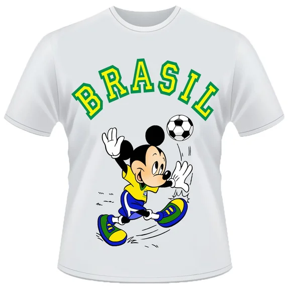 Camiseta Mickey Mouse Brasil