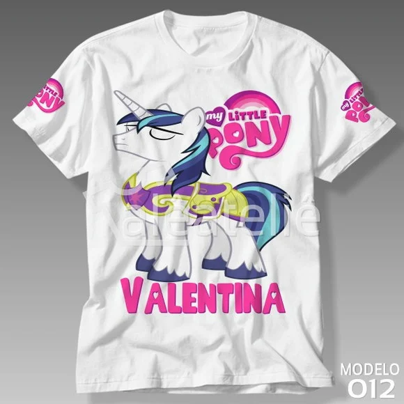 Camiseta My Little Pony Mlp Shining Armor Personalizada