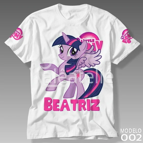 Camiseta My Little Pony Mlp Twilight Sparkle Personalizada