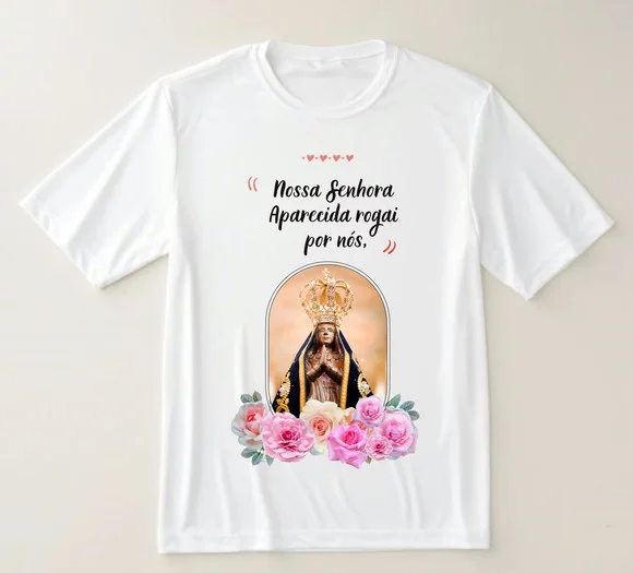 Camiseta Nossa Senhora Aparecida Rogaipor Nós