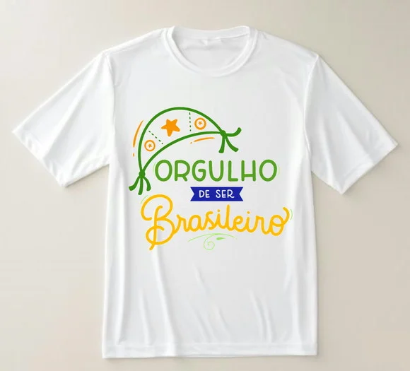 Camiseta Orgulho de Ser Brasileiro