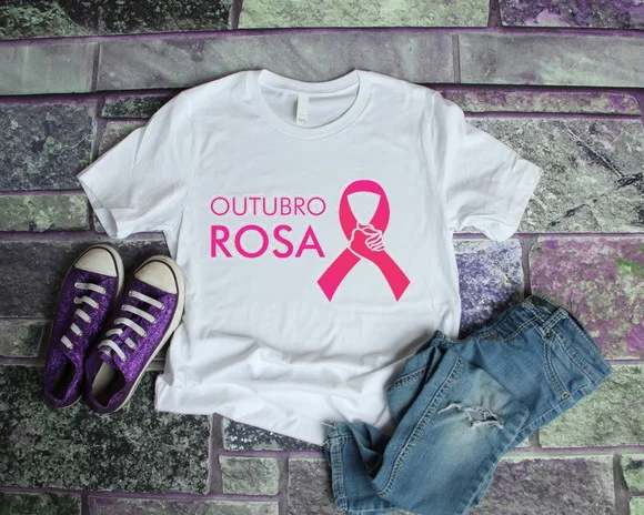 Camiseta Outubro Rosa