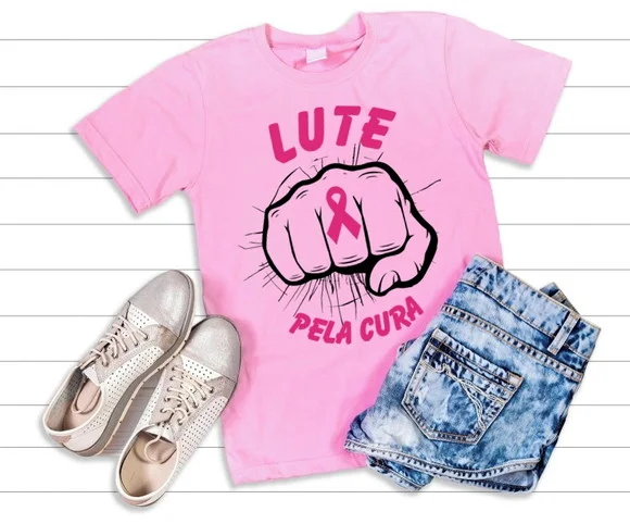 Camiseta Outubro Rosa